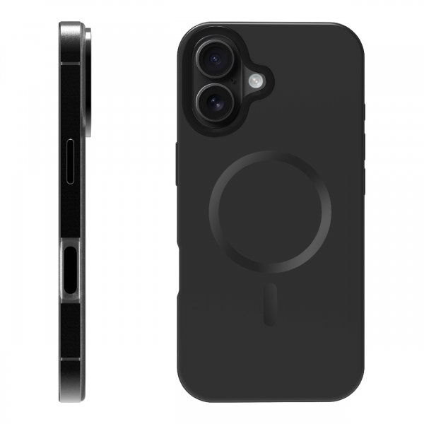 iPhone 17 Kuori Mag Metal Musta
