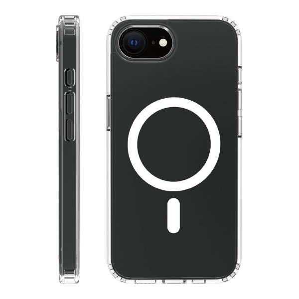 iPhone 16e/17e Kuori Mag Clear Läpinäkyvä