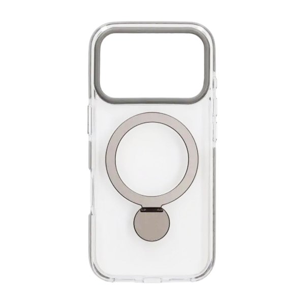 iPhone 17 Pro Max Kuori Sormusteline MagSafe Läpinäkyvä