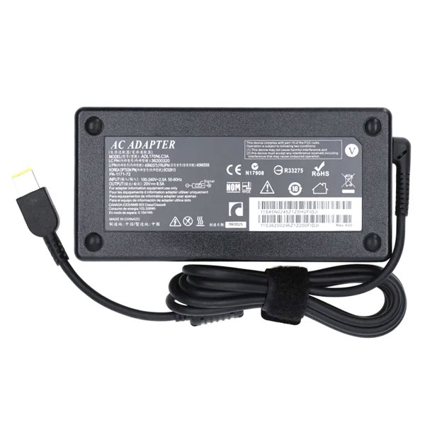 Verkkosovitin Laturi Lenovo 170W:lle