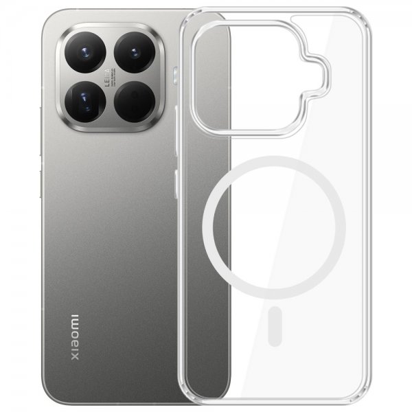 Xiaomi 15T Pro Kuori Armor MagCase Läpinäkyvä