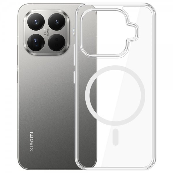 Xiaomi 15T Pro Kuori Armor MagCase Läpinäkyvä