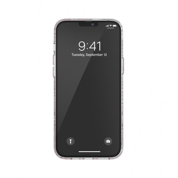 iPhone 12 Pro Max Suojakuori Snap Case Clear AOP Red/Grey