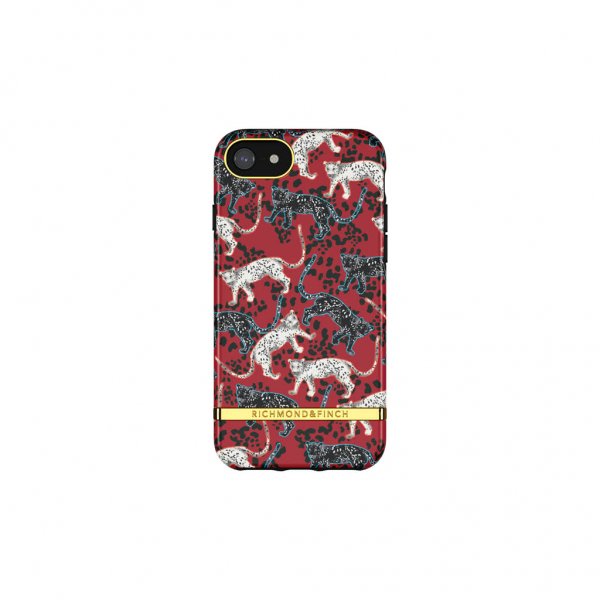iPhone 6/6S/7/8/SE Kuori Samba Red Leopard