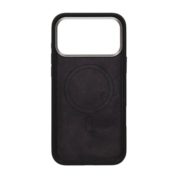 iPhone 17 Pro Max Kuori Silikoni MagSafe Musta