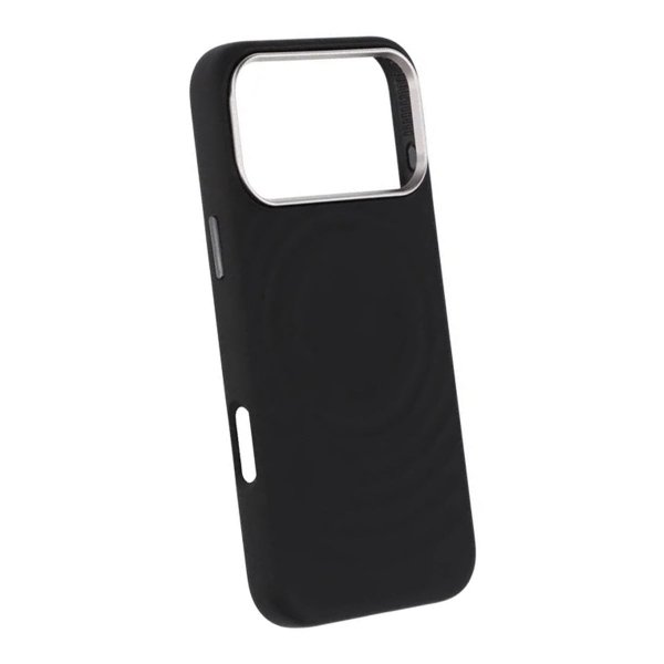 iPhone 17 Pro Max Kuori Silikoni MagSafe Musta