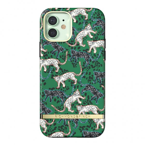 iPhone 12/iPhone 12 Pro Suojakuori Green Leopard