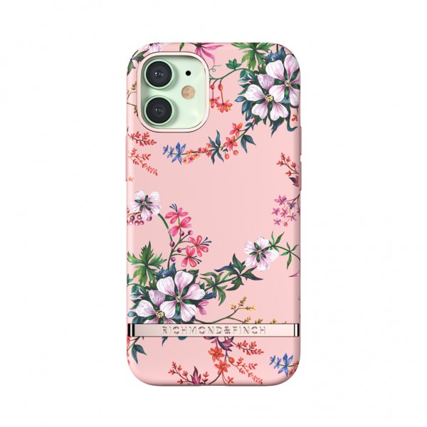 iPhone 12 Mini Suojakuori Pink Blooms