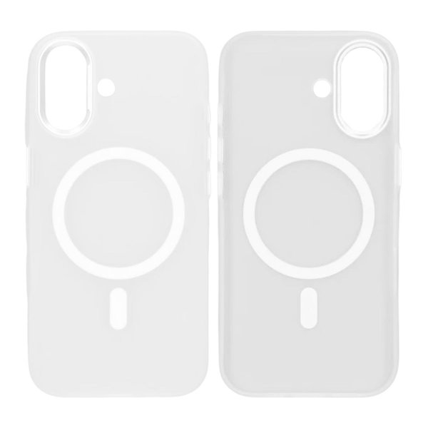 iPhone 17 Kuori Kameran puskuri MagSafe Valkoinen