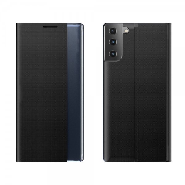 Samsung Galaxy S21 Kotelo Caller-ID-toiminto Musta