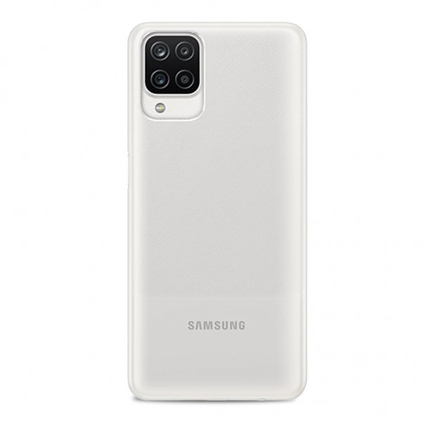 Samsung Galaxy A12 Kuori Nude Läpinäkyvä Kirkas