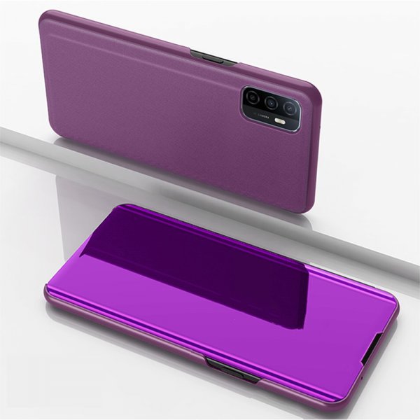 Samsung Galaxy A32 5G Kotelo Caller-ID-toiminto Violetti