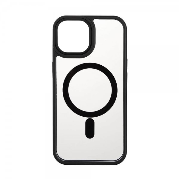 iPhone 15 Kuori Bumper MagSeries Musta
