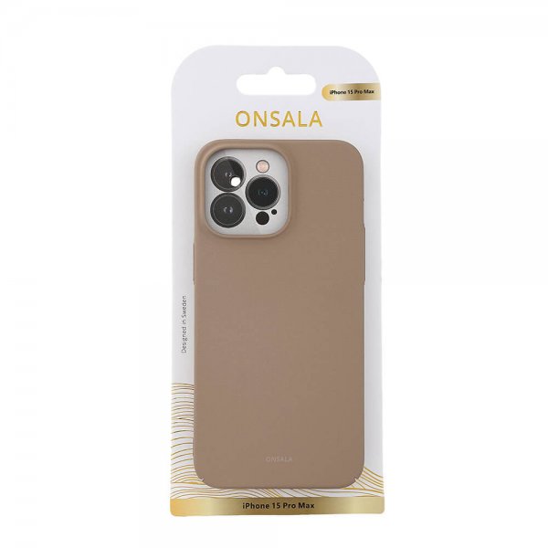 iPhone 15 Pro Max Kuori Ultraslim Sand Burst Beige