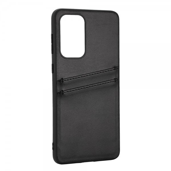 Samsung Galaxy A33 5G Kuori Backcover with Card Slots Musta