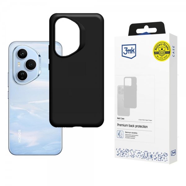 Honor 400 Pro Kuori Matt Case Musta