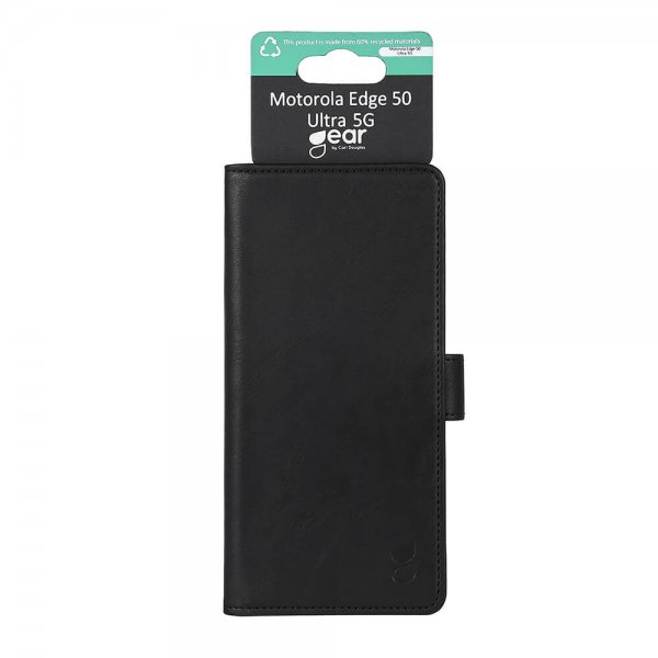 Motorola Edge 50 Ultra Kotelo 3 Korttitaskulla Musta