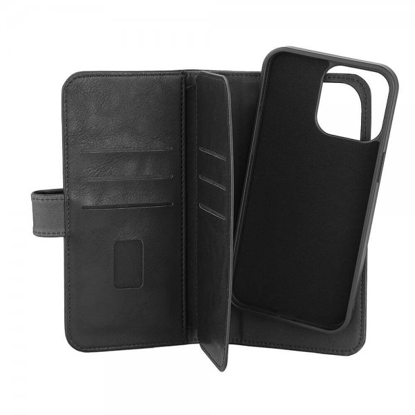 iPhone 15 Pro Max Kotelo 7 Korttitaskuja Irrotettava Kuori MagSeries Musta