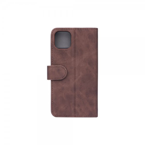iPhone 11 Pro Max Kotelo Mobile Wallet Nubuck Ruskea