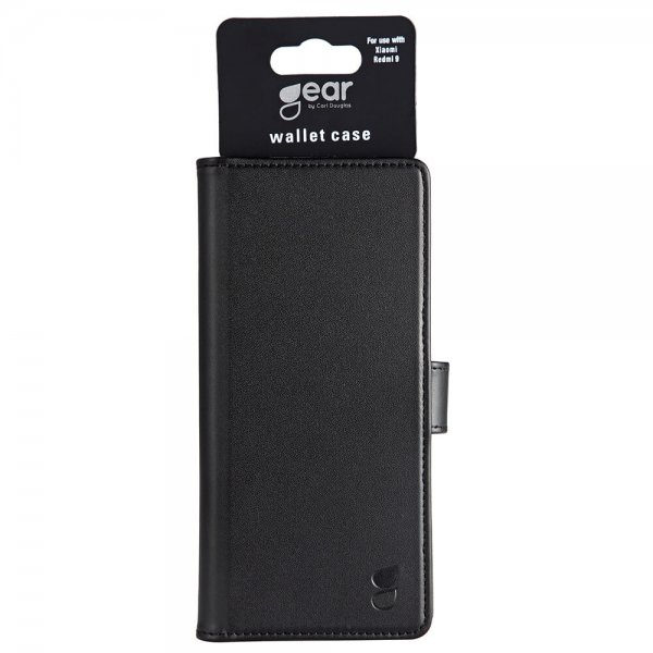 Xiaomi Redmi 9 Kotelo 3 Korttitaskulla Musta
