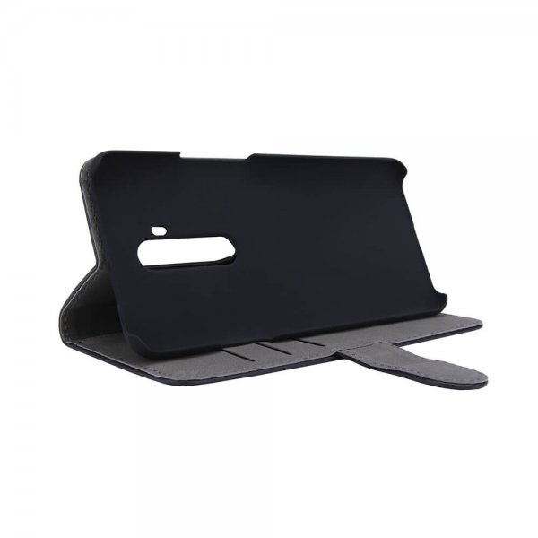 OnePlus 7T Pro Kotelo 3 Korttitaskulla Musta