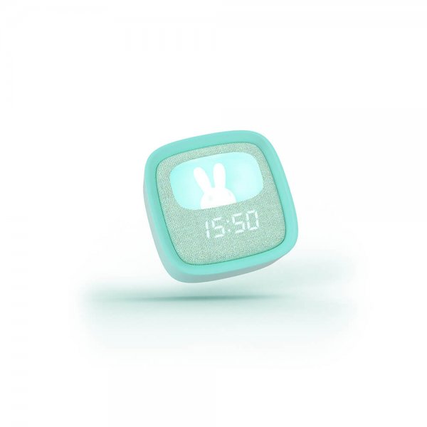 Herätyskello Nightlight Billy Clock Mint Green