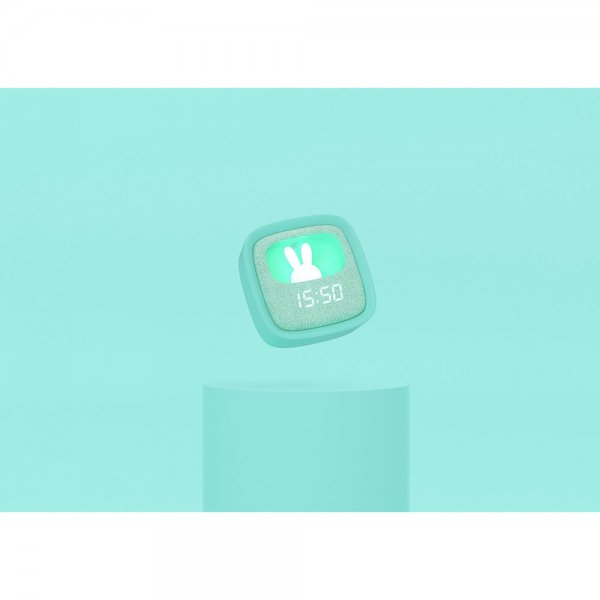 Herätyskello Nightlight Billy Clock Mint Green