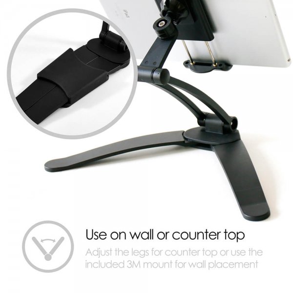 Tablett ja matkapuhelinteline 2in1 Pöytäteline ja seinäkiinnite