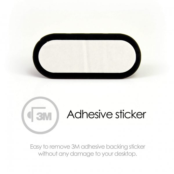 Kaapeliklipsit Tidy 10-pack Musta