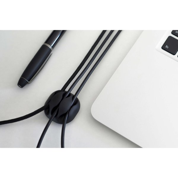 Kaapeliklipsit Tidy 10-pack Musta