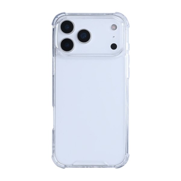 iPhone 17 Pro Max Kuori Vahvistetut kulmat Läpinäkyvä