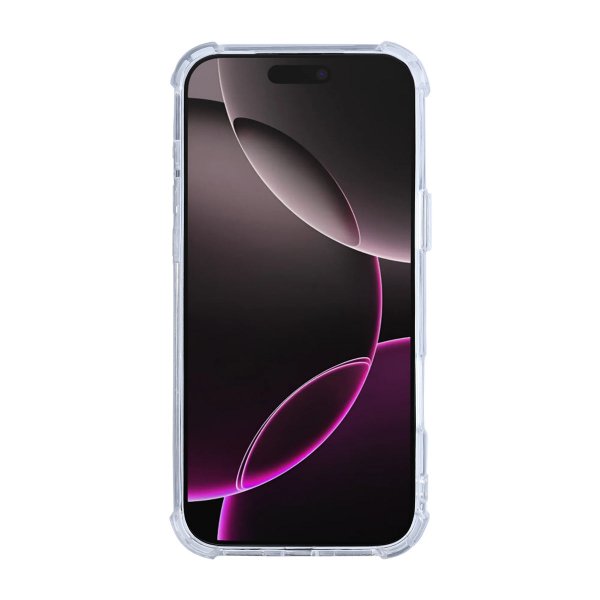 iPhone 17 Pro Max Kuori Vahvistetut kulmat Läpinäkyvä