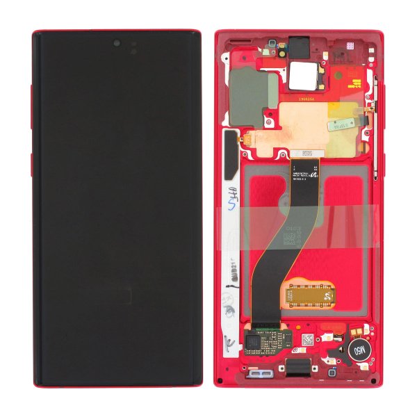 Samsung Galaxy Note 10 Näyttö, jossa LCD Display - Punainen