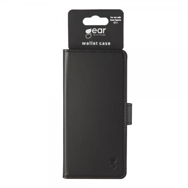 Sony Xperia XZ3 Kotelo 3 Korttitaskulla Musta