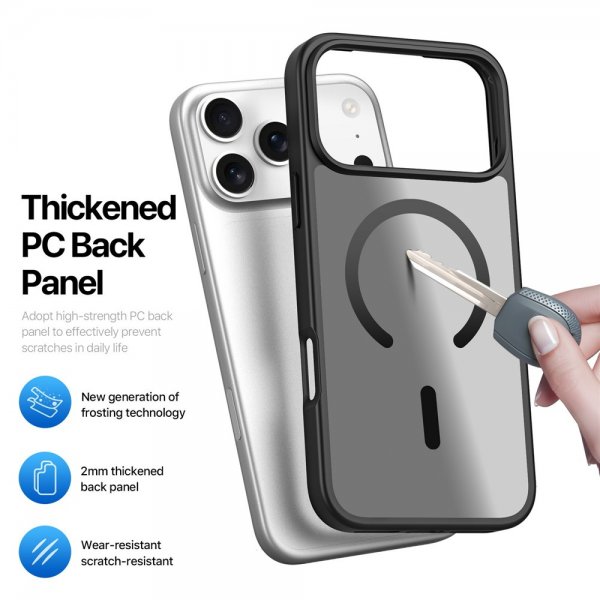 iPhone 17 Pro Kuori Yind Series MagSafe Musta