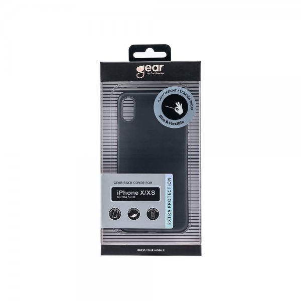 iPhone X/iPhone Xs Kuori Ultra Slim Musta