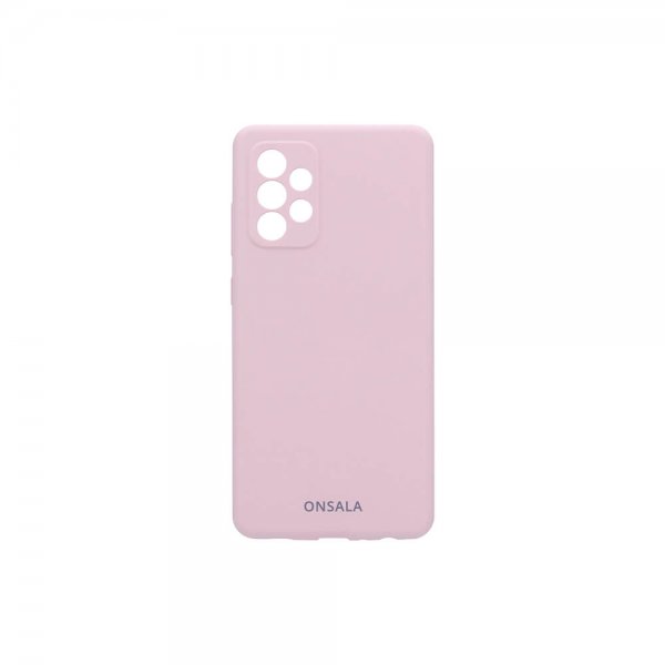 Samsung Galaxy A72 Kuori Silikoni Sand Pink