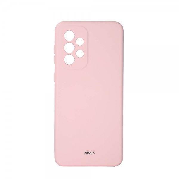 Samsung Galaxy A33 5G Kuori Silikoni Chalk Pink