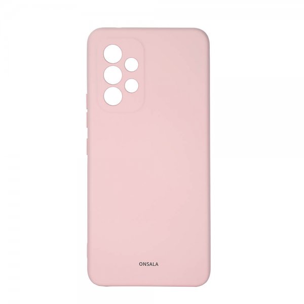 Samsung Galaxy A53 5G Kuori Silikoni Chalk Pink