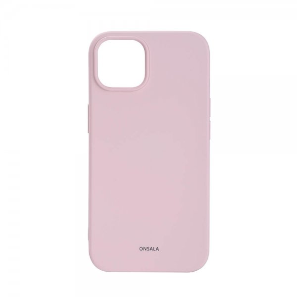 iPhone 13/14 Skal Silikon Chalk Pink