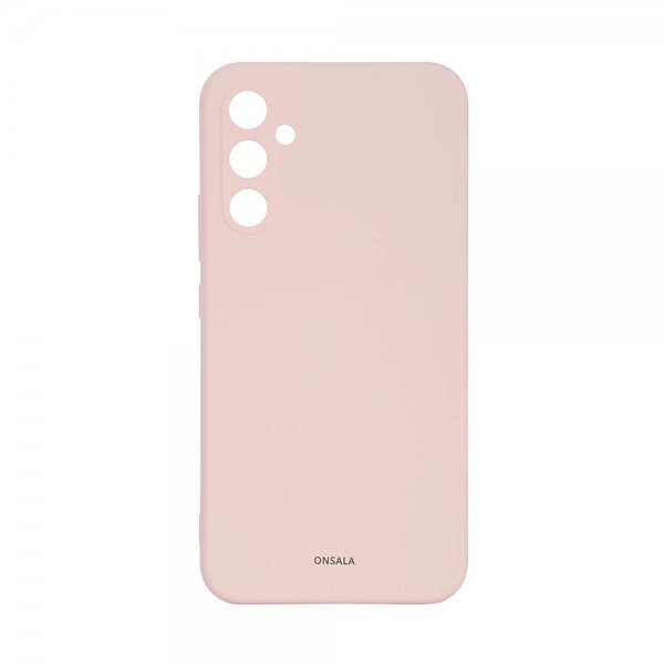 Samsung Galaxy A35 Kuori Silikoni kosketus Chalk Pink
