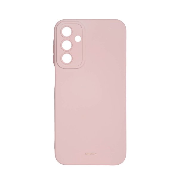 Samsung Galaxy A16 Kuori Silikoni kosketus Chalk Pink
