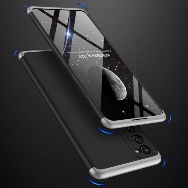 Samsung Galaxy S20 FE Kuori Kolmiosainen Hopea Musta