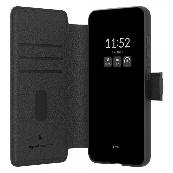 Samsung Galaxy A56 Kotelo Circular Wallet Musta