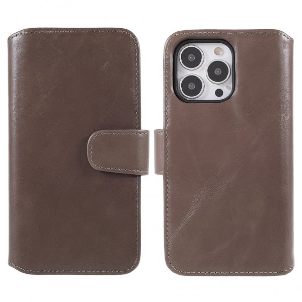 iPhone 13 Pro Kotelo Essential Leather Moose Brown