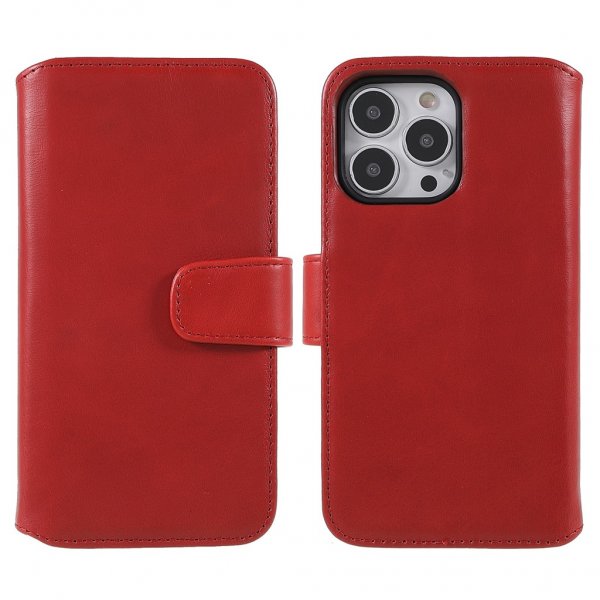 iPhone 13 Pro Max Kotelo Essential Leather Poppy Red