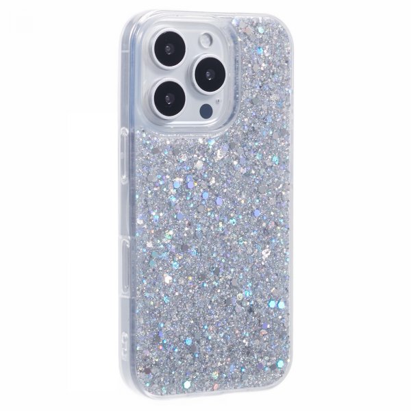 iPhone 16 Pro Max Kuori Sparkle Series Stardust Silver