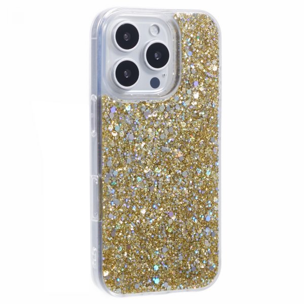 iPhone 16 Pro Kuori Sparkle Series Citrine Gold