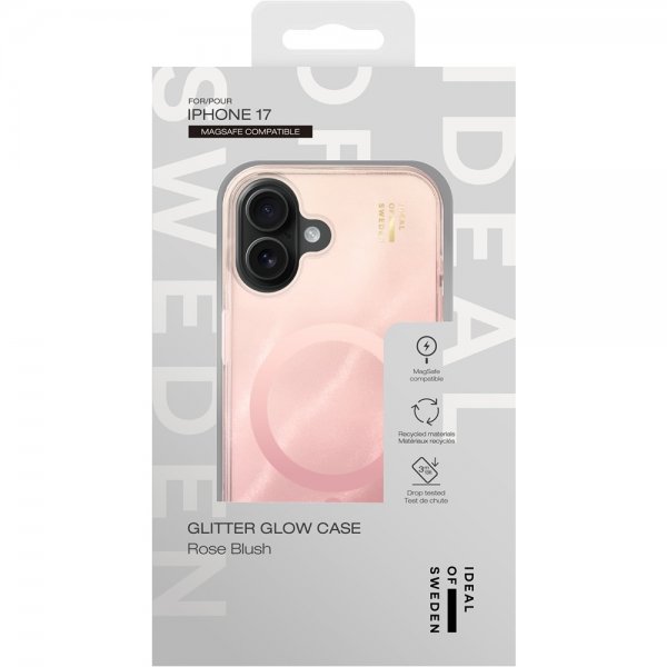 iPhone 17 Kuori Clear Case MagSafe Rose Blush