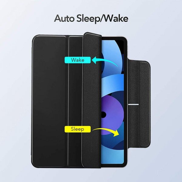 iPad Air 10.9 (gen 4/5) Kotelo Rebound Magnetic Musta